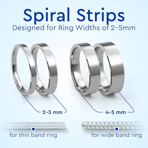 12 Pack Ring Sizer Adjusters - Invisible