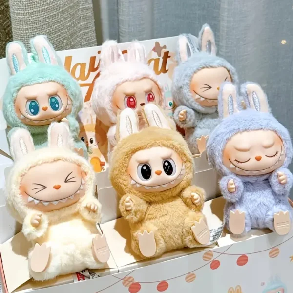 2024 POP MART Labubu Plush Doll Keychain