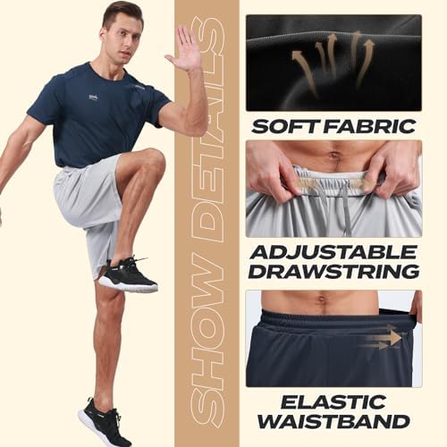 5 Piezas Shorts Deportivos para Hombre