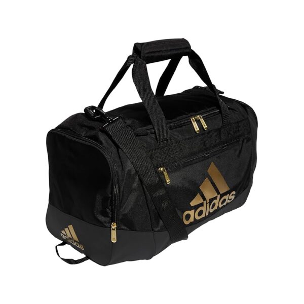 adidas Defender IV Duffel Bag, Black/Gold