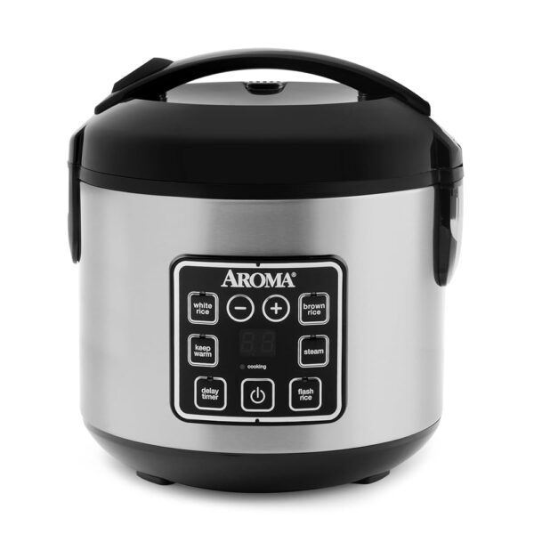 AROMA 4-Cup Digital Rice Cooker, Multicooker