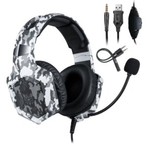 Auriculares Gaming ONIKUMA K8 con RGB y micrófono