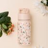Botella de Agua Infantil con Popote 14oz