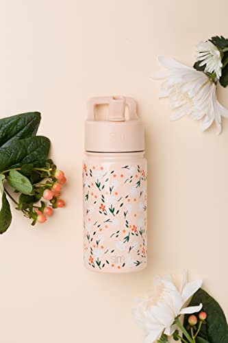 Botella de Agua Infantil con Popote 14oz