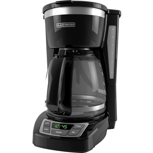Cafetera Digital BLACK+DECKER de 12 Tazas