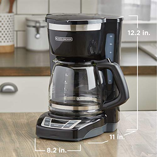 Cafetera Digital BLACK+DECKER de 12 Tazas