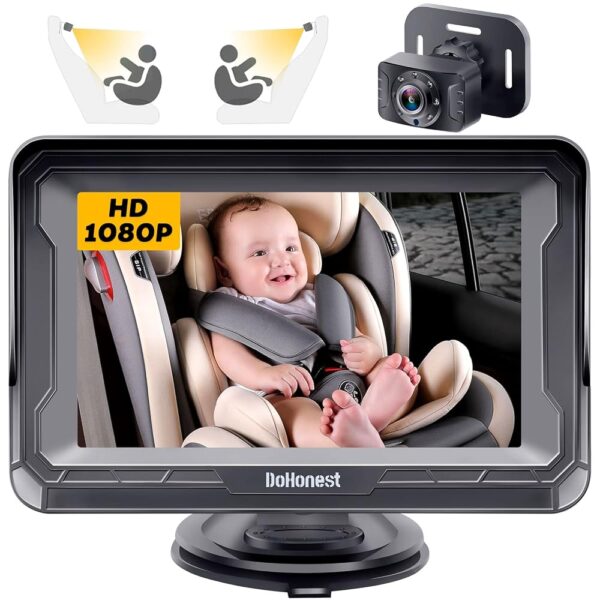 Cámara de Auto para Bebés HD 1080P