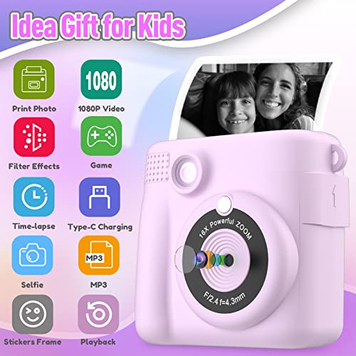 Camera Instantánea para Niños con Tarjeta 32GB
