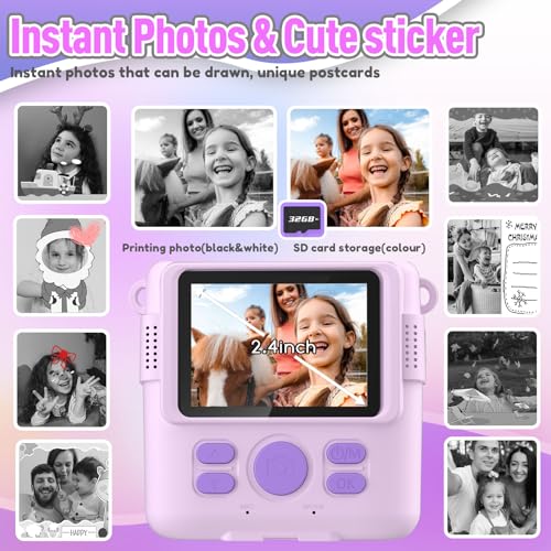 Camera Instantánea para Niños con Tarjeta 32GB