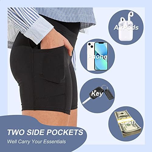 CAMPSNAIL Biker Shorts Mujeres con Bolsillos