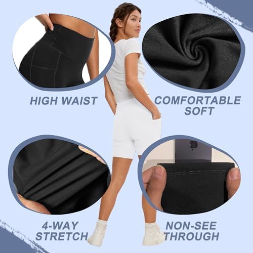CAMPSNAIL Biker Shorts Mujeres con Bolsillos