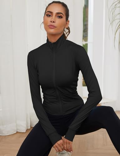 Chaqueta Deportiva Ligera con Cremallera para Mujer