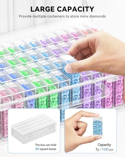 Contenedores de Almacenamiento para Pintura de Diamante