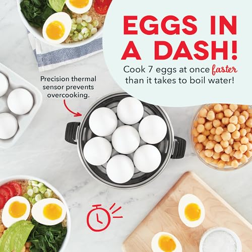 Cooker de Huevos DASH: Capacidad para 7 Huevos
