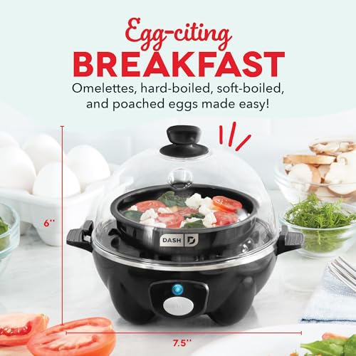 Cooker de Huevos DASH: Capacidad para 7 Huevos