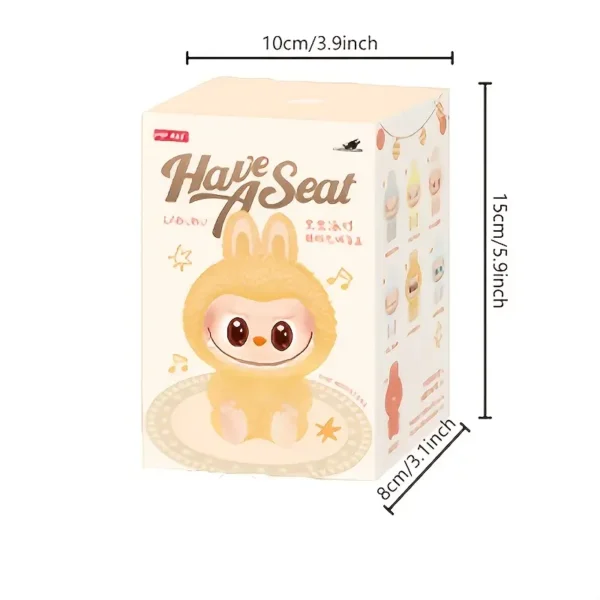 2024 POP MART Labubu Plush Doll Keychain
