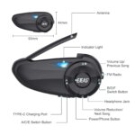 EJEAS Q7 intercom Bluetooth para casco