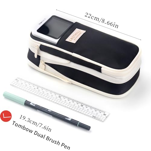 Estuche Grande para Lápices - Negro