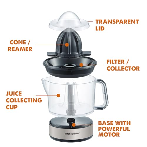 Exprimidor Eléctrico Gourmet Compacto BPA-Free