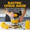 Exprimidor Eléctrico Gourmet Compacto BPA-Free