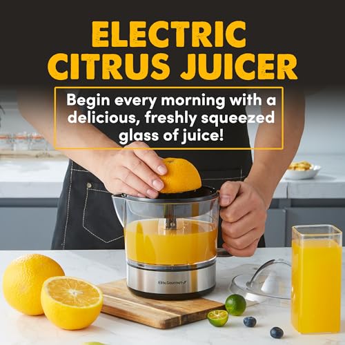 Exprimidor Eléctrico Gourmet Compacto BPA-Free