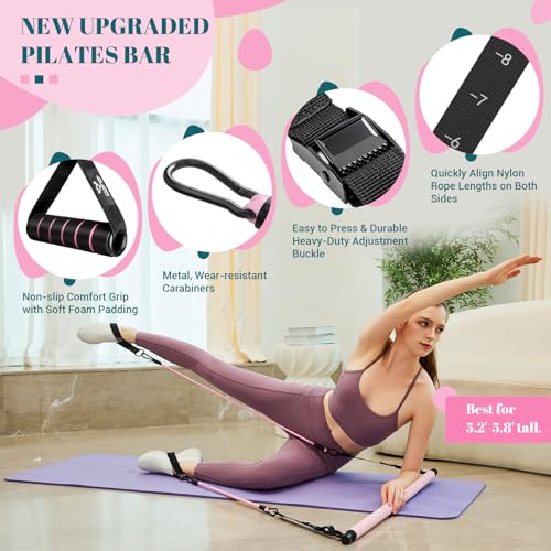 Kit de Pilates con Barra y Bandas