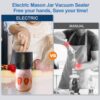 Kit de Sellador Vacío para Frascos Mason