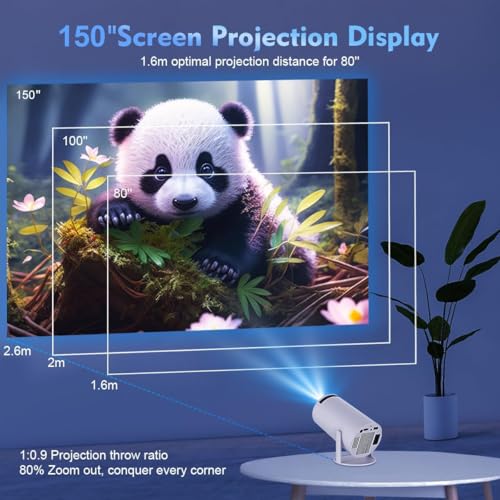 Mini Proyector HY300PRO WiFi 4K Portátil