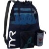 Mochila TYR Big Mesh para Natación y Gimnasio