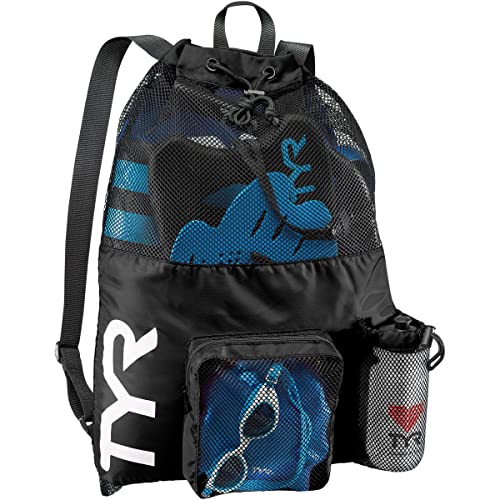 Mochila TYR Big Mesh para Natación y Gimnasio