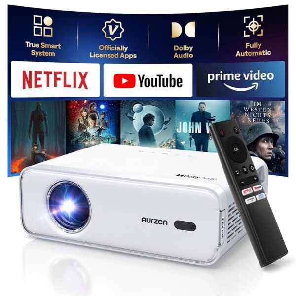 Proyector EAZZE D1 Smart 1080P Bluetooth