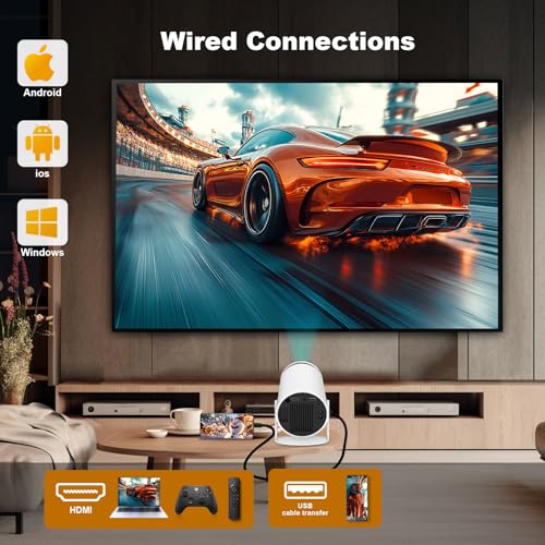 Proyector Mini HY300 PRO 4K Portátil