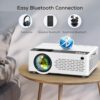 Proyector Mini TMY 1080P Bluetooth Portátil