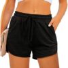 Shorts Deportivos Aloodor para Mujer con Bolsillos