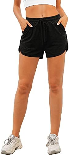Shorts Deportivos Aloodor para Mujer con Bolsillos